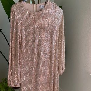 Sequence dress mid length